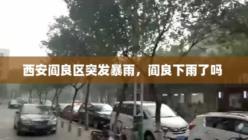 西安阎良区突发暴雨，阎良下雨了吗 