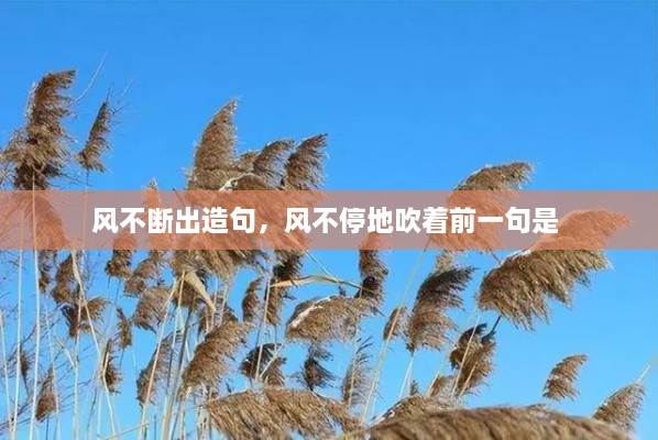 风不断出造句，风不停地吹着前一句是 